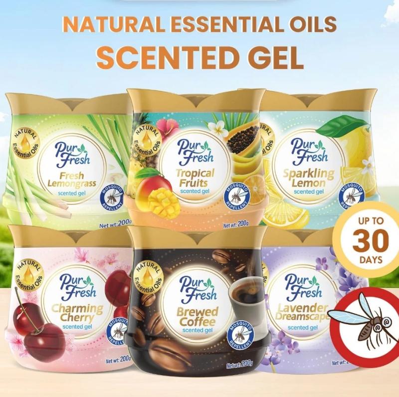Purfresh 200g Natural Mosquito Repellent Scented Gel