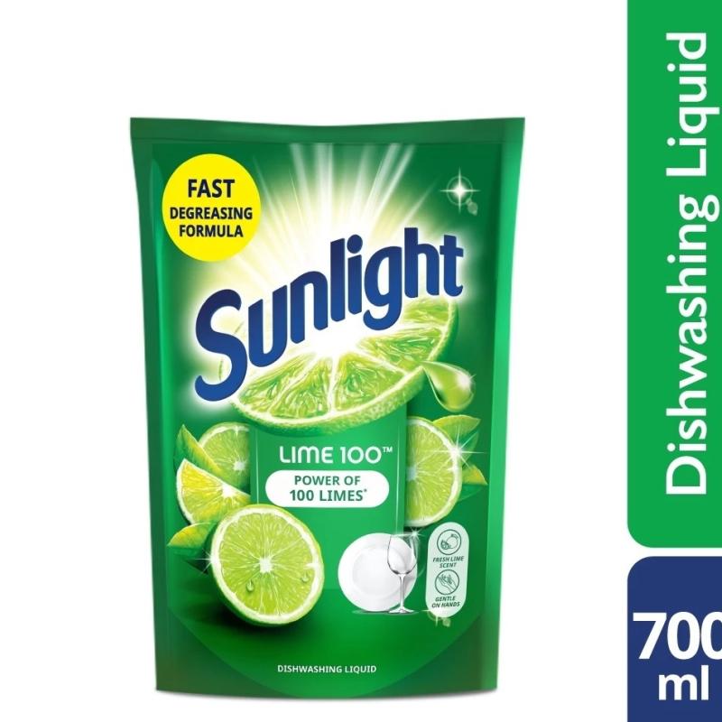 Sunlight Dishwash Refill Lime 700ml Sabun Basuh Pinggan