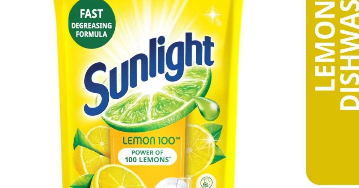 Sunlight Dishwash Liquid Refill Lemon (700ml) - Unilever