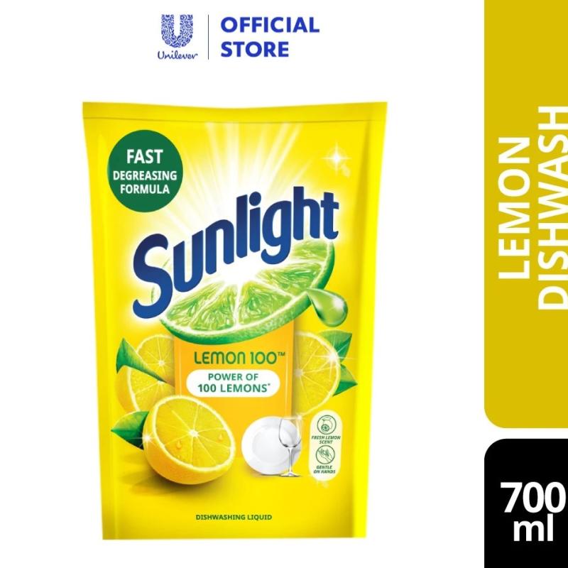 Sunlight Dishwash Liquid Refill Lemon (700ml) - Unilever