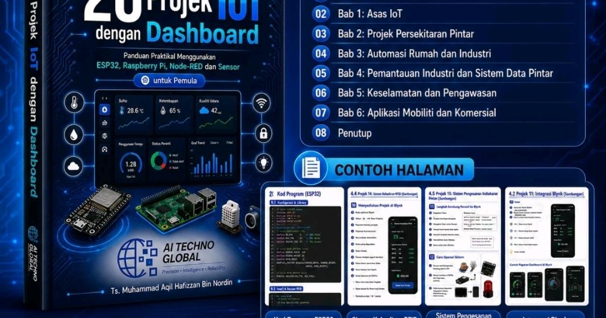 20 Projek IoT Dengan Dashboard